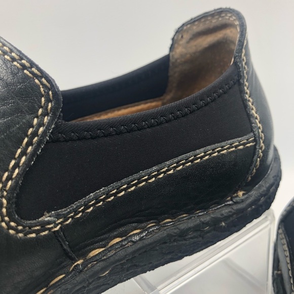 Born Black Leather Slip on Loafers w/ neoprene 7M - Picture 4 of 16
